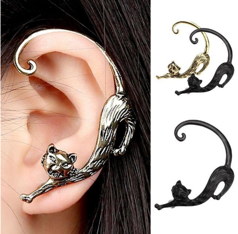 1 PC Cat Tail Twist Ear Ring