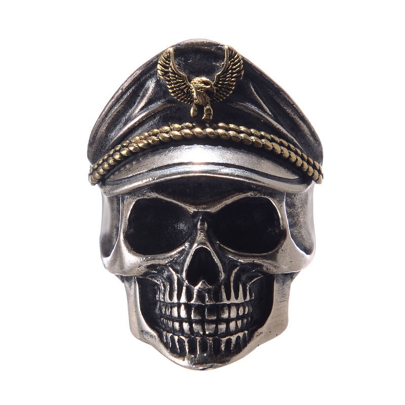 Captain Officer's Skull Ring