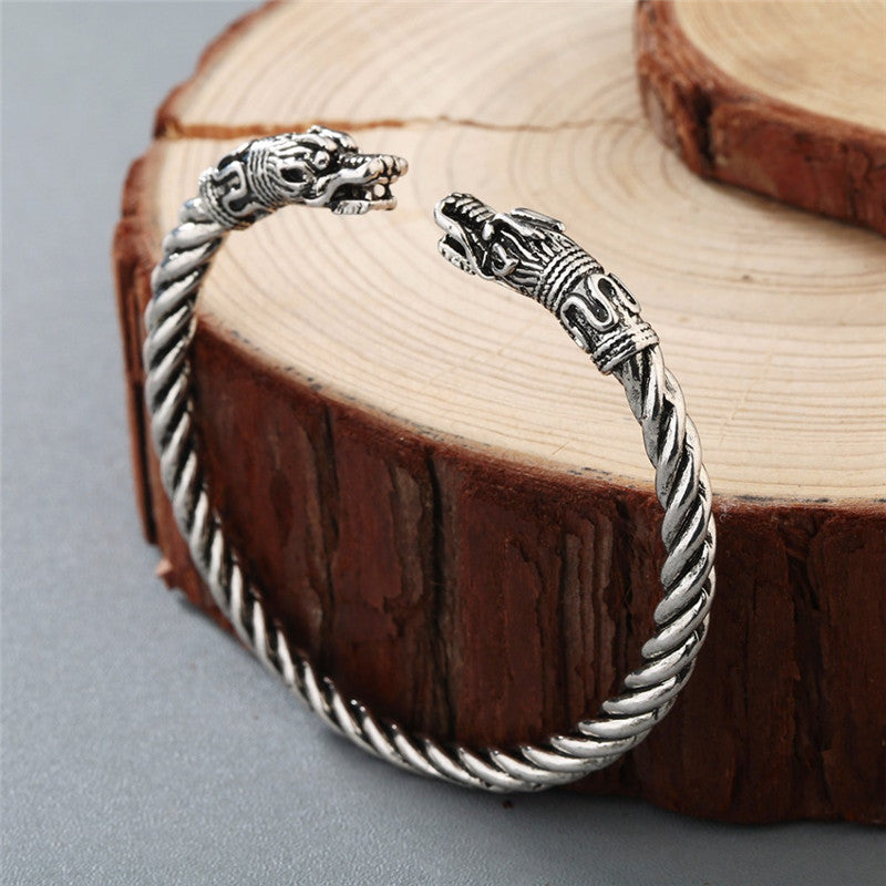 Animal Dragon Open Bracelet Slavic Bracelet Accessories