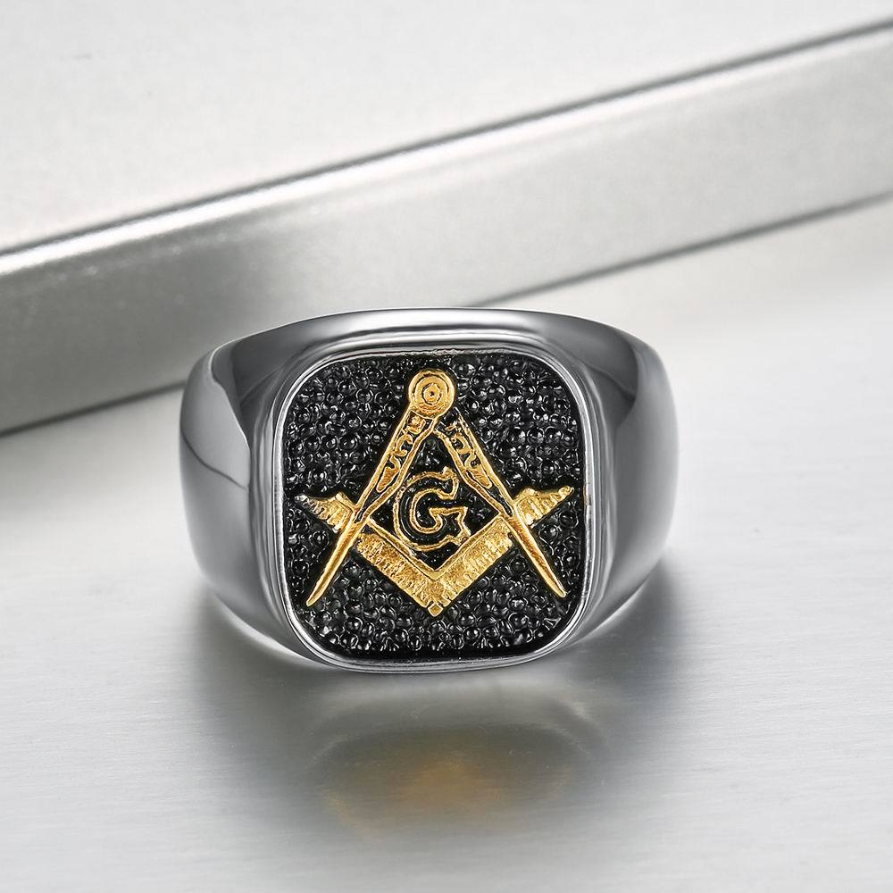 Classic Religious Men'S Ring