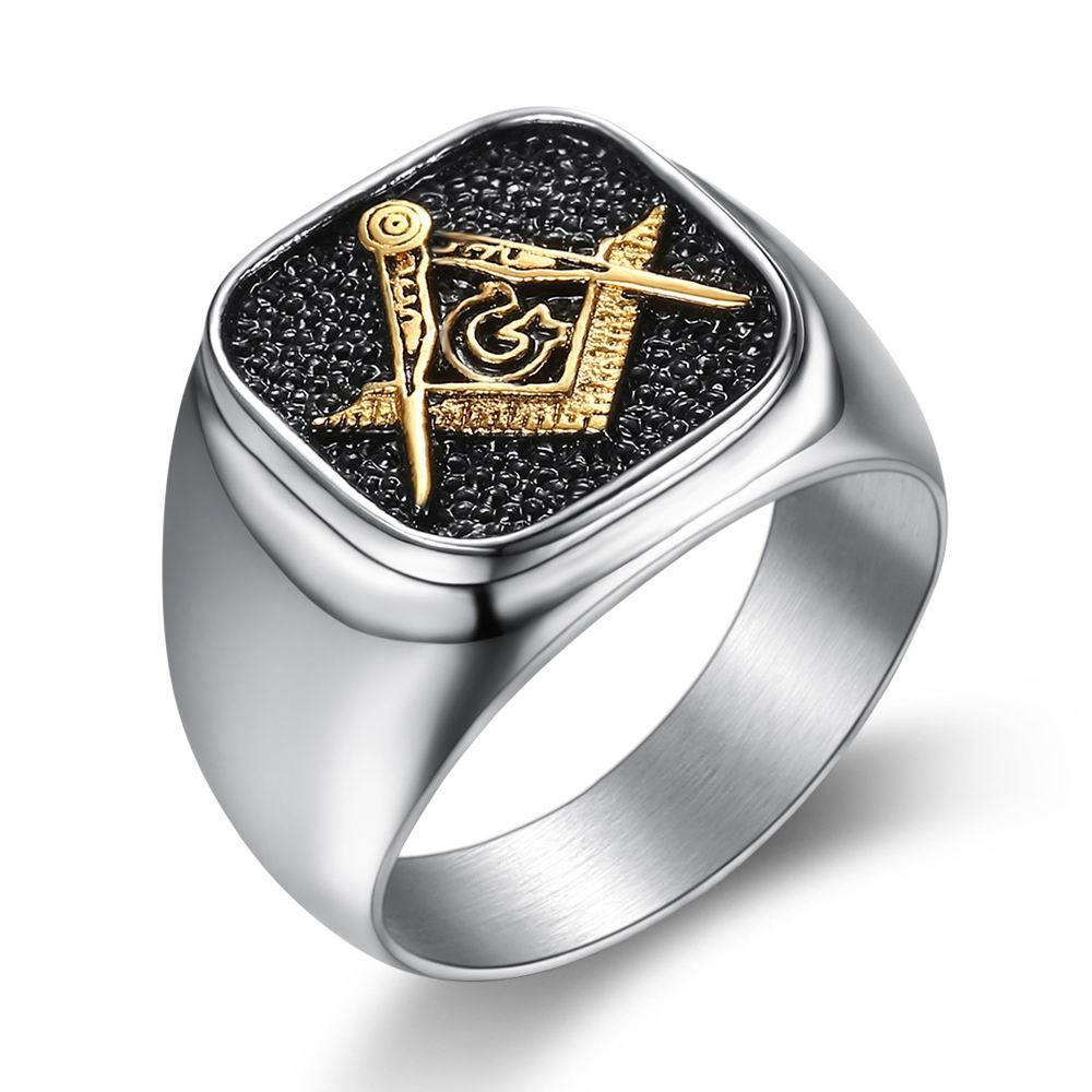 Classic Religious Men'S Ring