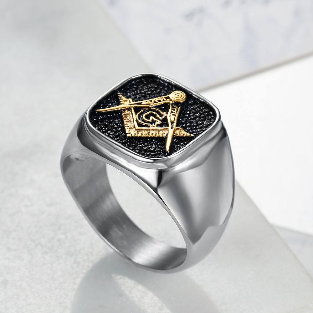 Classic Religious Men'S Ring