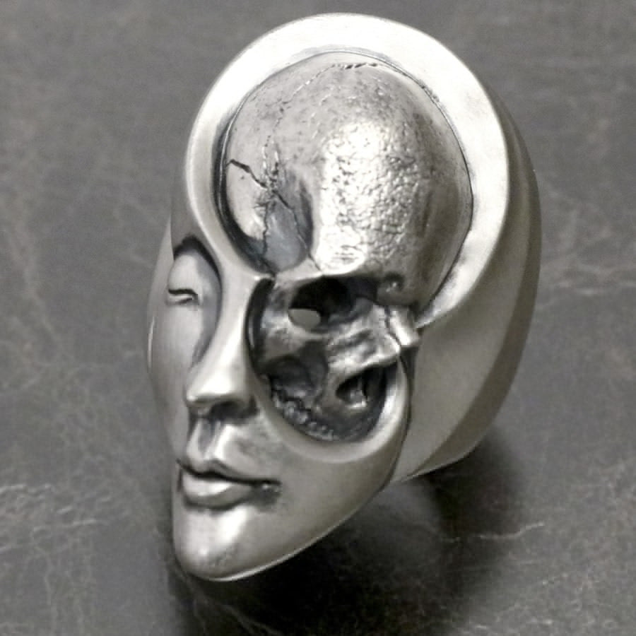 Men's Punk Gothic Alloy Motorcyclist Ring