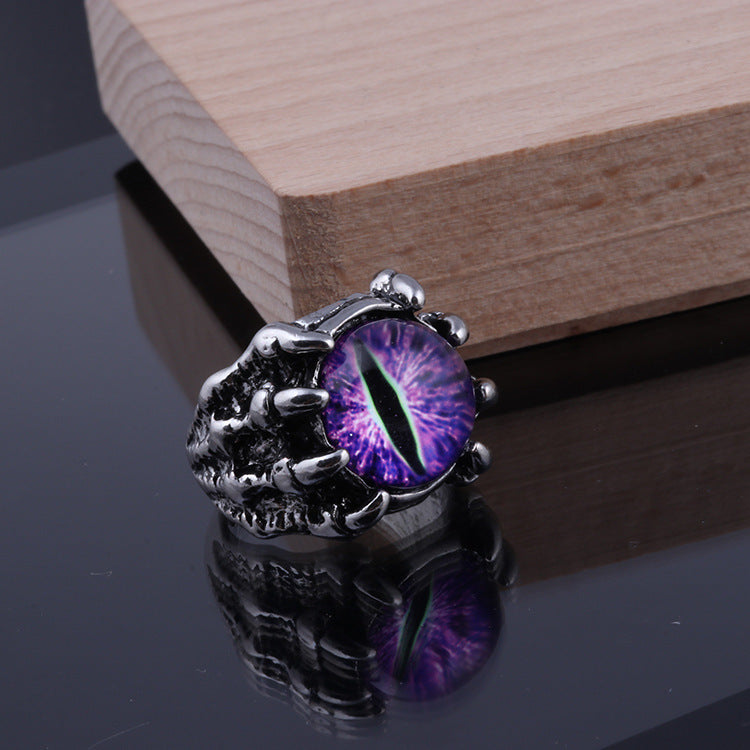 Punk Titanium Steel Demon Ring