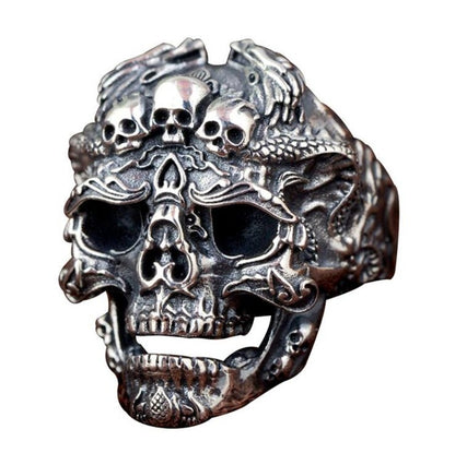 Captain Officer's Skull Ring