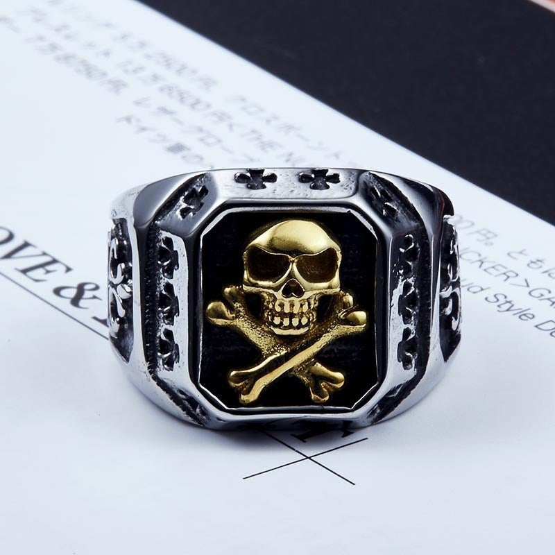 Skull Ring Personality Punk Fashion