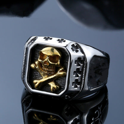 Skull Ring Personality Punk Fashion