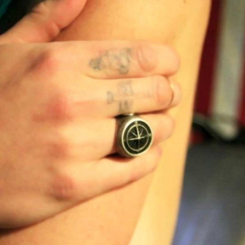 Punk Navy Knight Jewelry Ring