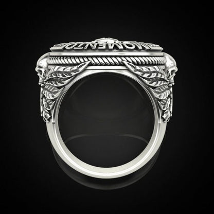 Scorpio Skull Ring Punk Retro