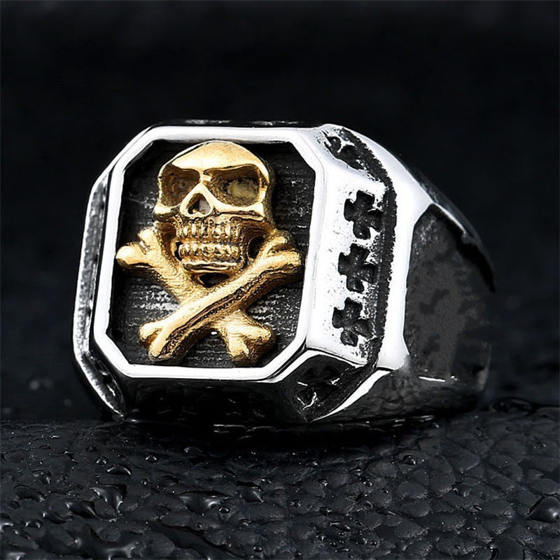 Skull Ring Personality Punk Fashion